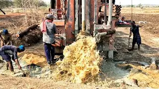 Borewell drilling 10Hp Motor 50 Feet deep Amazing Water Pressure Live Coconut Water checking methods