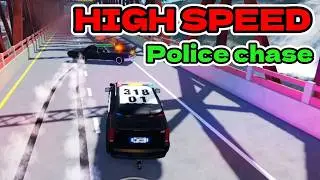 REALISTIC police patrol turned CHAOS | Epic HIGH SPEED CHASE fail.