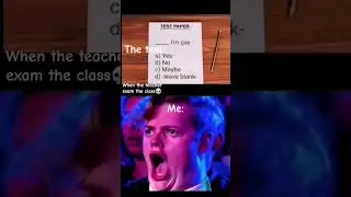 when is exam it's so hard💀 #memes #test #exam