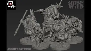 Flytrap Digital 'Caveman Vs Wild' Tribal Hunters of the Mighty Wobla  (August Patreon)