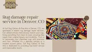 Oriental rug store in Denver CO | Sufi Rug Gallery & Fine Arts