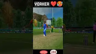 Hardik Pandya Yorker (Bowled) #shorts #short #shortvideo #youtubeshorts #youtube #gaming  #viral