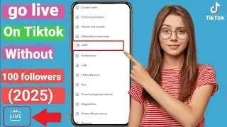 2025 mei tiktok par live option kaise laye 2025 || how to go live on tiktok 2025