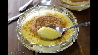 Natillas de Maizena y galleta😋LAS MÁS FÁCILES!!