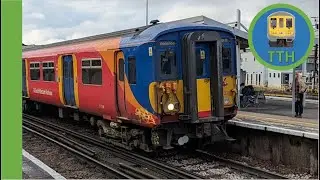 Class 455 departs Clapham Junction