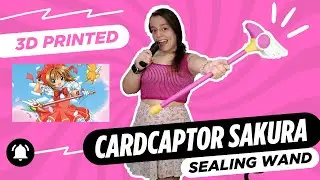 How I 3D Printed a Cardcaptor Sakura Wand 🌸  Full Build in PLA