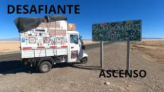 DESAFIANTE SUBIDA A SALINAS GRANDES JUJUY ARG.un viaje en el Primer Motocarro recorriendo SURAMERICA