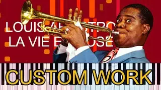 Louis Armstrong - LA VIE EN ROSE (PRO MIDI FILE REMAKE) - 