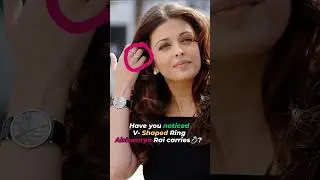 Have You Noticed V-Shaped Ring Aishwarya Rai Carries With Her? #celebrityastrology #celebrity #short