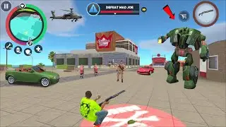 Vegas Crime Simulator 2 - (Vegas Hero Fight Dangerous villain) plane fly on army base - Gameplay HD
