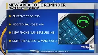 VIDEO: New area code number for NW Florida