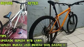 Upgrade Sepeda MTB Lama Restorasi, Fork, SingleChainring, Pedal Prommend