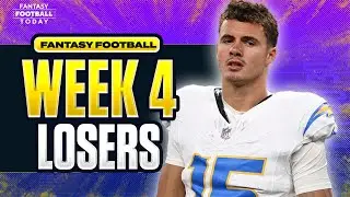 Biggest Week 4 Fantasy Football Losers: McConkey, Bowers, Geno, & Others! | 2025 Fantasy Football