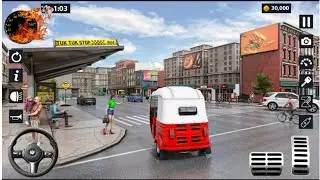 City Rickshaw Simulator Games - TukTuk Game - Android Gameplay - SurTagg