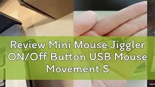Review Mini Mouse Jiggler ON/Off Button USB Mouse Movement Simulator for Laptop Desktop