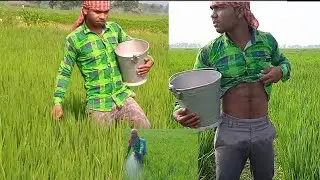 indian bodybuilder kisan work farming village🔥