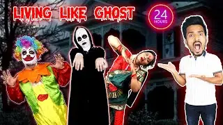 Living Like Ghost For 24 Hours | Weirdest Public Reaction | Hungry Birds