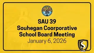 2026 01.06 Souhegan Cooperative School Board Meeting