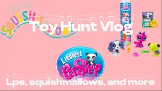 Toy hunt vlog! LPS, Squishmallows, Bum Bums, and more| Boo and Birds