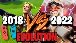Fortnite Evolution 2018-2022 Nintendo Switch 30FPS Player (INSANE PROGRESS!)