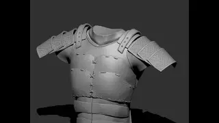 Leather armor tutorial series part 1 #armor #zbrush #modelling