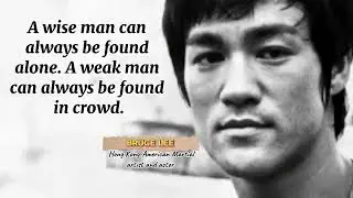 Bruce Lee Inspirational and Motivational Quotes Part 1 #motivation #success #bruce Lee