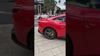 Red Ferrari in Monaco #montecarlo #redferrari #ferrari #supercars #sportscar #monaco #red #auto #car
