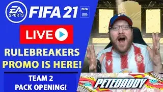 LIVE NOW - RULEBREAKERS PROMO TEAM 2 IS HERE - Pack Opening - FIFA 21 Ultimate Team