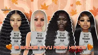 10 Female Mesh Heads + Skins | IMVU 🔥🧡