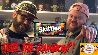 Sweet Heat Skittles!! Taste the Rainbow?!  Fiery Watermelon! Sizzlin' Strawberry! Blazin' Mango!