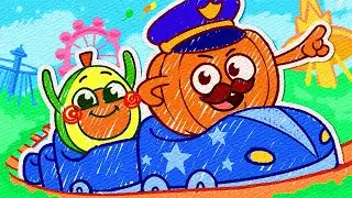 Play Nice 😨 Don't Play on the Manhole Cover || Safety Rules by Pit & Penny Stories😉