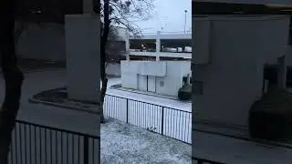 First snowfall of 2024 in Texas Dallas #snowfall #dallas #texas #snow