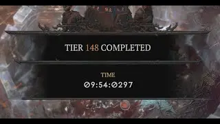 D4 Tower 148: 4p Rank 2 - 9:54.297 (Auradin, zBarb, zDruid & zPala)