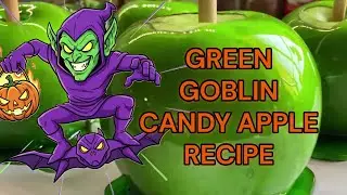 How to Make Halloween Green Goblin Candy Apples at Home!