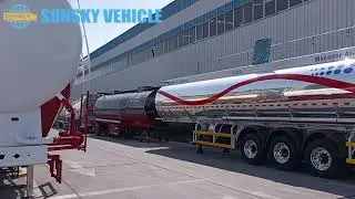 SUNSKY tank trailer stock | fuel tanker trailer for sale