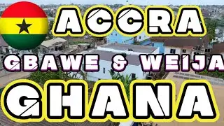 Stunning Drone Footage of Gbawe & Weija: Emerging Communities in Accra, Ghana | 4K Aerial Views