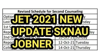 JET 2021 NEW UPDATE SKNAU JOBNER
