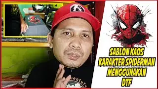 SABLON KAOS KARAKTER SPIDERMAN