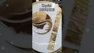 Customized Logo #gift #acrylic #3dlogodesign #tranding❤️ #printing #lighting#makeup #love#viralvideo
