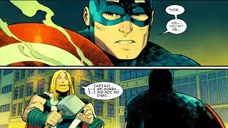Thor Hits Captain America With Mjolnir