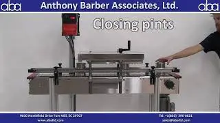 ABA-M436 1 Gallon Roller Lid Press and Conveyor