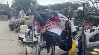 La pulga de los terrenos de la Feria Stockton 