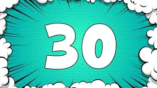 30 Second Comic Book Countdown Timer: Get Ready for the Next Big Release!