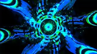 Digital Art Music Video 14 &ndash; Twirly Audio Visualization &ndash; Digital Video Animation