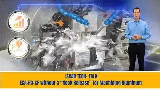 ISCAR TECH- TALK  - ISCAR ECA-H3-CF without a &ldquo;Neck Release&rdquo; for Machining Aluminum.