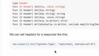 Golang Net HTTP ResponseWriter