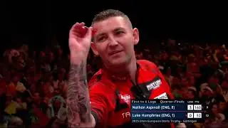 Nathan Aspinall vs Luke Humphries | Elten European Darts Trophy 🎯