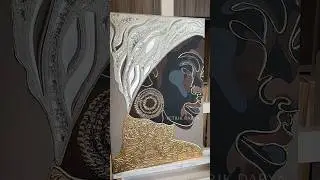 Твои первые шаги на пути к созданию интерьерных картин!🔥 #art #зеркальныекартины #handmade