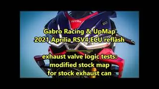 Aprilia RSV4 TuonoV4 2021 ECU reflash: exhaust valve deactivation