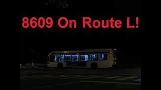 NeoplanDude | SEPTA 2014 NovaBus LFS HEV #8609 On Route L, To Plymouth Meeting Mall!